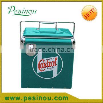 Metal mini beer cans box for pinic metal ice chest