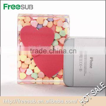 L90*H130*W20mm Big Square Blank Sublimation 3d Crystal Printing photo-2