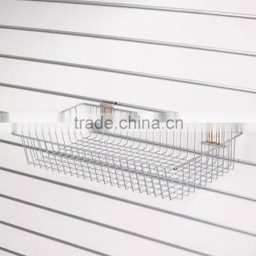 Grid Wall / Slat Wall Hanging Wire Basket photo-3