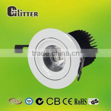 shenzhen factory Fire proof Elegent 10W 700lm led COB downlight , Top 1 sale LED COB Downlight