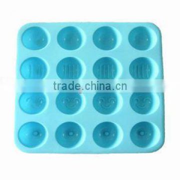 2016 promotional cheap 16 holes silicone ice cube maker