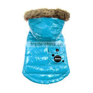 Best selling custom logo lovely dog coat ocean blue clothes pets product22