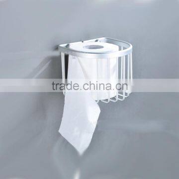 wall mounted aluminum toilet small paper basket small hanging round basket