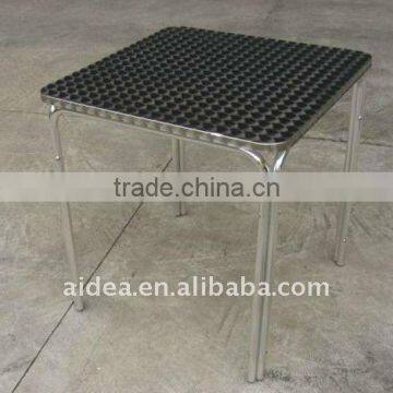 china foshan garden furniture stainless steel table