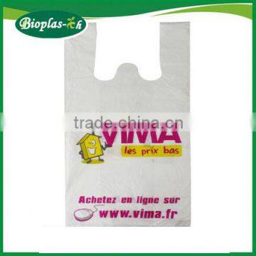 2016 Hot Sales Bag Customized Supermarket Oxo Biodegradable Die Cut Eco Plastic Bag photo-3