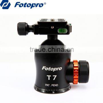 Fotopro Professional Carbon Fiber Tripod Ball Head T7