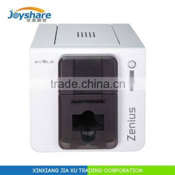 factory authorized seller evolis zenius single sided edge-to-edge printing pvc id card laser printer 300dpi print head