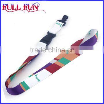 OEM Custom no minimum order Polyester Sublimation Printing Neck Lanyard/Heat Transfer Lanyard