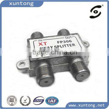 Factory supply 10-2602MHz indoor 2 way satellite splitter