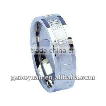 2012 new style cross engraved titanium jewelry