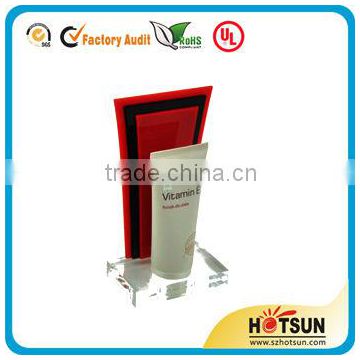 inviting plexigalss cosmetic display rack