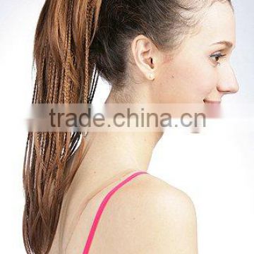 Braided claw clip ponytail hairpieces for black women