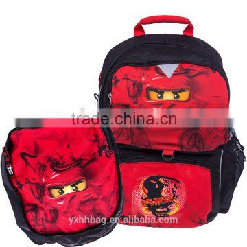 NINJAGO Kai Freshmen2 School Bag LEGO Ninjago Future Backpack School Bag Attachable gym bag(ES-Z174)