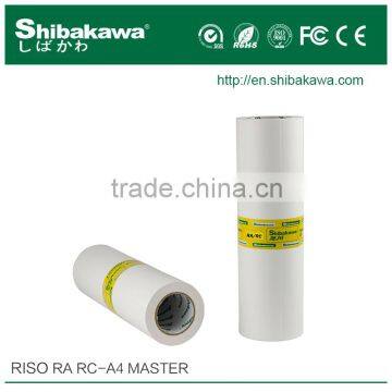 Digital printing compatible master roll for copier Riso RC/RA A4