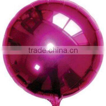 Magenta Circle Balloon- 18", 100 pcs/lot, Free Shipping