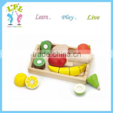 Kitchen pretend play food toy fruit set for kids education