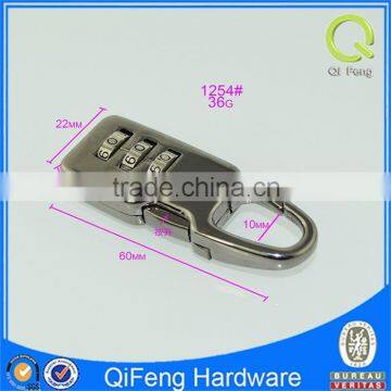 Mini Password Lock Padlock 3 Digits Combination Code Lock Code Padlock 1254#