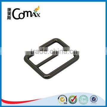 Gunmetal round corner metal adjustable bag buckle