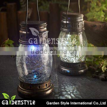 Promotional Cheap Solar Decoration Jar With LED Ancient Glass Jar Light In Ningbo