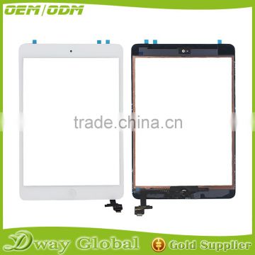 Black Screen Sensor For iPad Mini 1 a1432 Touch Screen Digitizer Assembly With Home Button Flex Cable