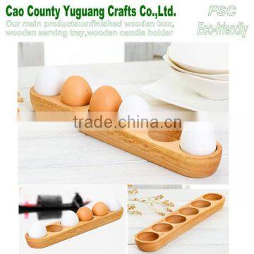 eggs cup wood,eggs wood tray with 6,chicken eggs tray