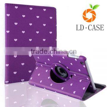 Tablets Case Printing PU Leather Media Stand Folio Cover Bag For ipad