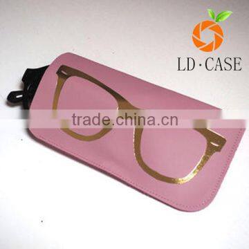 custom soft leather glasses bag, fancy glasses pouch, sunglasses case
