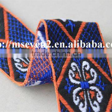Good Sale Butterflies Pattern Embroidery Tirm Woven Ribbons