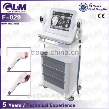 Skin Rejuvenation Multifunctional Ultrasound Hifu Machine With Double 2000 Shots Handles For Face Lifting And Body Reshaping