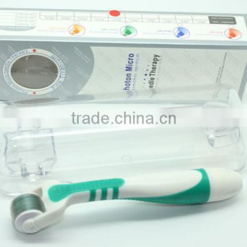 Four different colors LED photon derma roller/mirco needle roller for skin care/scar removal with CE certificate -L001