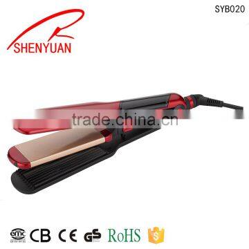 HOT SELL 2 In1 Straight & Curl Hair Iron Hair Straightening Iron With Beauty Customized Gift Box photo-4