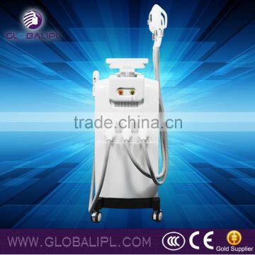Three Handpieces Vertical Type Ipl Machine Spider Vein Treatment & Vascular Removal