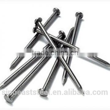 Hot !! chinese mill supply standard hot dip gi steel concrete nails sizes factory prices