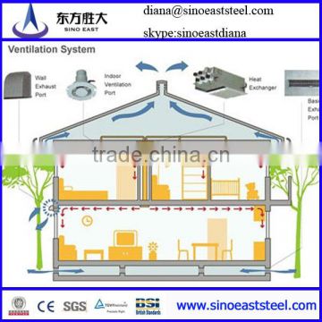 Prefabricated Villa/ steel structure house buildings