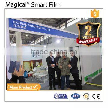 Digital Shade Glass Partition Wall 3G PDLC Smart Film