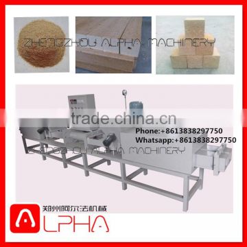 Four heads sawdust wood extruder machine /Hot press wood pallet block making machine