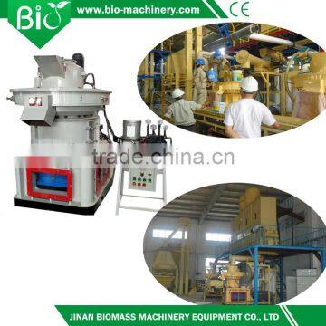 Crushing,drying,pelleting wood pellet making plant with CE certificate