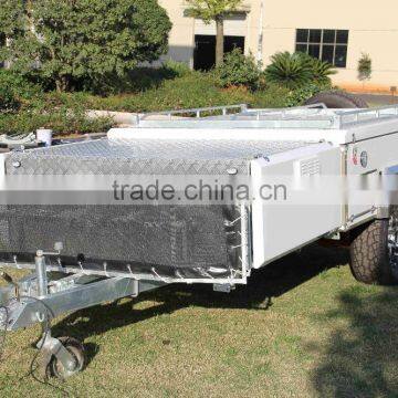 Independent Suspension Rear Folding Camper Trailer With Tent in Australia photo-4
