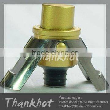 Wine Bottle Stopper for Champagne gold color