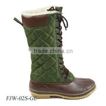 Ladies Knee High Waterproof Synthetic Riding Snow Boots photo-2