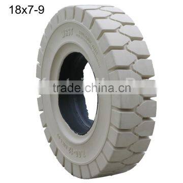 18x7-9 Non Marking Solid Tyre, Forklift Tyre