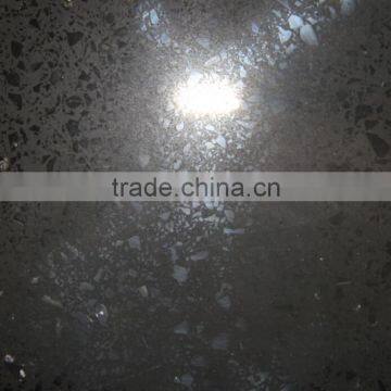 Supplier Cheaper Black Sparkle Quartz Stone Countertop photo-2