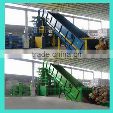 200T High Quality Horizontal Paper Box Scrap Cartons Recycling Baler