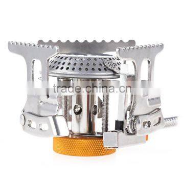 AOTU Split Type Flat Camping Stove Head With High Temperature Resistant Folding Bracket Lighter Butane Gas Stove photo-4