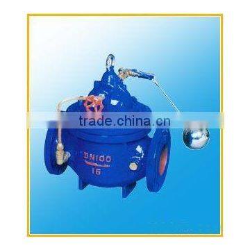 Remote control float valve