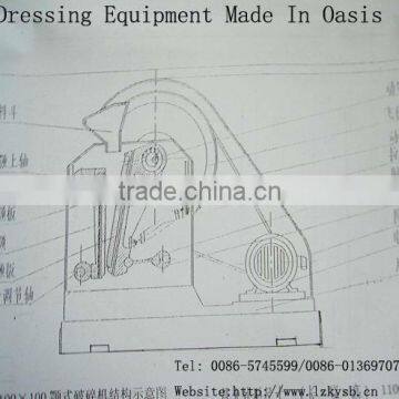 Lab sealed jaw crusher