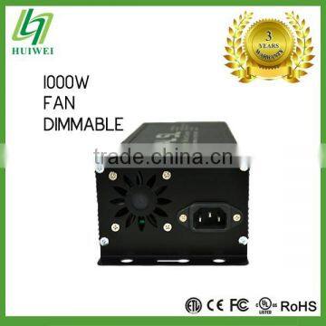 Hydroponic HPS Digital 1000W Dimmable With Cooling Fan Original Manufacturer photo-2