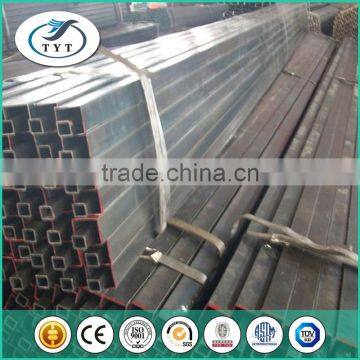 50x70mm low carbon erw rectangular steel pipe black steel tube