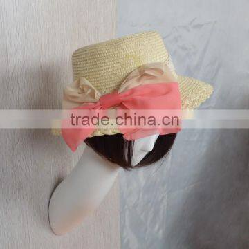 White Wall Mounted Female Head Deal for Hats, Scarves and Sunglasses for Home or Retail Store photo-3