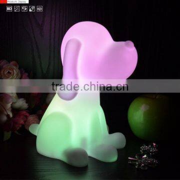 Dog Shaped LED light Rainbow Color Changing Night Light